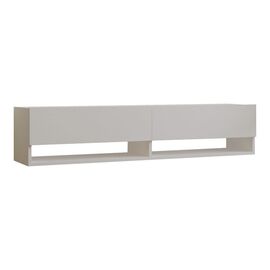 Έπιπλο τηλεόρασης επιτοίχιο Melosa pakoworld σε λευκή απόχρωση 141x30x31εκ - ΕΠΙΠΛΑ ΤΗΛΕΟΡΑΣΗΣ στο Milonadakis.gr