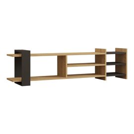 Έπιπλο τηλεόρασης Rinia pakoworld σε oak-ανθρακί απόχρωση 153,60x26x40εκ - ΕΠΙΠΛΑ ΤΗΛΕΟΡΑΣΗΣ στο Milonadakis.gr