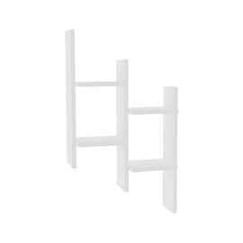 Ραφιέρα τοίχου Tabal pakoworld σε λευκή απόχρωση 49.4x14.5x85εκ - ΡΑΦΙΑ ΤΟΙΧΟΥ στο Milonadakis.gr