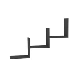 Ραφιέρα τοίχου Mauer pakoworld σε ανθρακί απόχρωση 90x19,6x60εκ - ΡΑΦΙΑ ΤΟΙΧΟΥ στο Milonadakis.gr