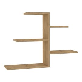 Ραφιέρα τοίχου Callum pakoworld σε oak απόχρωση 82.2x19,6x48εκ - ΡΑΦΙΑ ΤΟΙΧΟΥ στο Milonadakis.gr