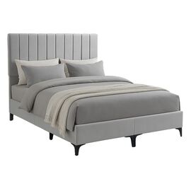 Κρεβάτι Moega pakoworld ύφασμα σε γκρι απόχρωση 160x200εκ - ΚΡΕΒΑΤΙΑ στο Milonadakis.gr