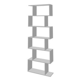 Βιβλιοθήκη Sezen pakoworld σε λευκή απόχρωση 70x24x191.5εκ - ΒΙΒΛΙΟΘΗΚΕΣ στο Milonadakis.gr