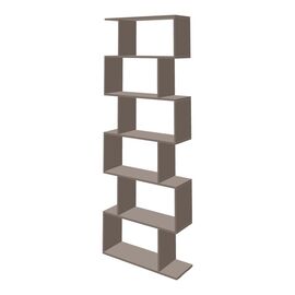 Βιβλιοθήκη Sezen pakoworld σε μόκα απόχρωση 70x24x191.5εκ - ΒΙΒΛΙΟΘΗΚΕΣ στο Milonadakis.gr