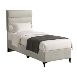 Κρεβάτι Limit pakoworld ύφασμα σε κρεμ απόχρωση 90x200εκ - ΚΡΕΒΑΤΙΑ στο Milonadakis.gr