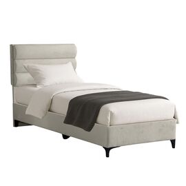 Κρεβάτι Limit pakoworld ύφασμα σε κρεμ απόχρωση 120x200εκ - ΚΡΕΒΑΤΙΑ στο Milonadakis.gr