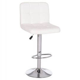 ΣΚΑΜΠΟ ΜΠΑΡ ΠΕΡΙΣΤΡΕΦΟΜΕΝΟ DIANA HM202.22 ΛΕΥΚΟ PU--ΜΕΤΑΛΛΟ ΧΡΩΜΙΟ 44x52x109Υεκ. - ΣΚΑΜΠΟ ΜΠΑΡ στο Milonadakis.gr