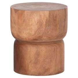 ΣΚΑΜΠΟ-ΤΡΑΠΕΖΑΚΙ ΚΥΛΙΝΔΡΙΚΟ FEBRY HM9908 ΜΑΣΙΦ ΞΥΛΟ SUAR ΦΥΣΙΚΟ Φ39,5x45,5Υεκ. - ΠΟΥΦ - ΣΚΑΜΠΟ - ΜΠΑΟΥΛΟ στο Milonadakis.gr