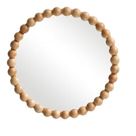 Καθρέπτης Specio pakoworld ξύλο σε φυσική απόχρωση Φ60x4.5εκ - ΚΑΘΡΕΠΤΕΣ στο Milonadakis.gr