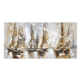 Πίνακας σε καμβά Yelkan Ι Inart 120x3.5x60εκ - ΠΙΝΑΚΕΣ στο Milonadakis.gr