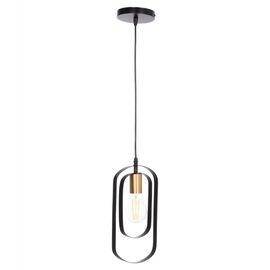 ΦΩΤΙΣΤΙΚΟ ΟΡΟΦΗΣ ΚΡΕΜΑΣΤΟ BIUT HM7537.11 ΜΑΥΡΟ ΜΕΤΑΛΛΟ-ΧΡΥΣΟ ΝΤΟΥΙ 15,5x4x130Υεκ. - ΦΩΤΙΣΤΙΚΑ ΟΡΟΦΗΣ στο Milonadakis.gr