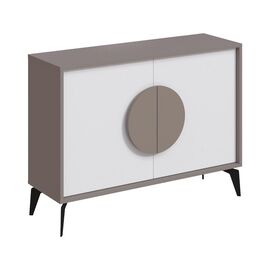 Μπουφές Gora pakoworld σε μόκα - λευκή απόχρωση 110x35.6x82εκ - ΜΠΟΥΦΕΔΕΣ-ΚΟΝΣΟΛΕΣ στο Milonadakis.gr