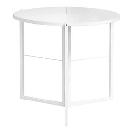 Τραπέζι Talen pakoworld σε λευκή απόχρωση Φ80x74εκ - ΤΡΑΠΕΖΙΑ ΚΟΥΖΙΝΑΣ στο Milonadakis.gr