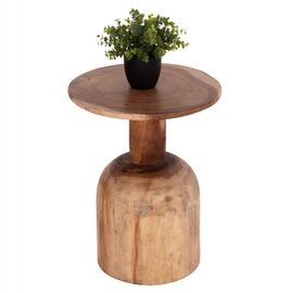 ΒΟΗΘΗΤΙΚΟ ΤΡΑΠΕΖΑΚΙ PUMBE HM9891.11 ΞΥΛΟ SUAR ΣΕ ΦΥΣΙΚΟ ΧΡΩΜΑ Φ40x50Υεκ - ΒΟΗΘΗΤΙΚΑ ΤΡΑΠΕΖΑΚΙΑ στο Milonadakis.gr