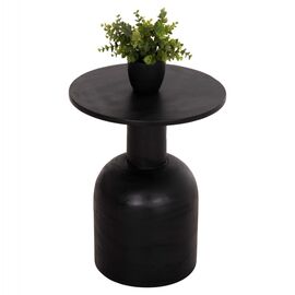 ΒΟΗΘΗΤΙΚΟ ΤΡΑΠΕΖΑΚΙ PUMBE HM9891.12 ΞΥΛΟ SUAR ΣΕ ΜΑΥΡΟ ΧΡΩΜΑ Φ40x50Υεκ - ΒΟΗΘΗΤΙΚΑ ΤΡΑΠΕΖΑΚΙΑ στο Milonadakis.gr