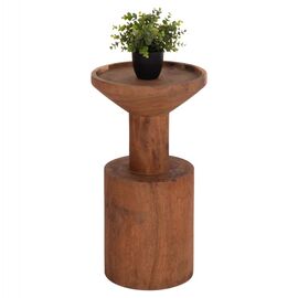 ΤΡΑΠΕΖΙ ΒΟΗΘΗΤΙΚΟ BERMAL HM9889.11 ΜΑΣΙΦ ΞΥΛΟ SUAR ΣΕ ΦΥΣΙΚΟ Φ35x65Υεκ. - ΤΡΑΠΕΖΙΑ ΚΟΥΖΙΝΑΣ στο Milonadakis.gr