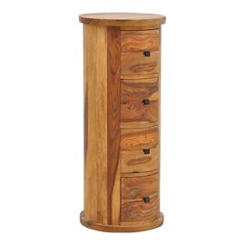 Συρταριέρα Settie pakoworld μασιφ ξύλο sheesham σε καρυδί απόχρωση Φ35x85εκ - ΣΥΡΤΑΡΙΕΡΕΣ - ΤΟΥΑΛΕΤΕΣ στο Milonadakis.gr