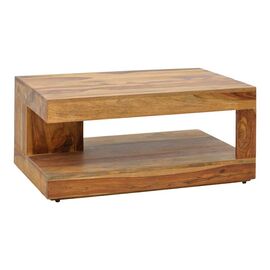 Τραπέζι Volino pakoworld μασιφ ξύλο sheesham σε καρυδί απόχρωση 90x60x40εκ - ΤΡΑΠΕΖΑΚΙΑ ΣΑΛΟΝΙΟΥ στο Milonadakis.gr