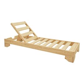 Ξαπλώστρα Fendy pakoworld ξύλο ελάτου σε φυσική απόχρωση 71.5x200x24εκ - ΞΑΠΛΩΣΤΡΕΣ στο Milonadakis.gr