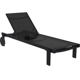 CASABLANCA ΞΑΠΛΩΣΤΡΑ BLACK/BLACK ΑΛΟΥΜ-ΠΟΛ/ΝΙΟΥ 74X190X31εκ. - ΞΑΠΛΩΣΤΡΕΣ στο Milonadakis.gr