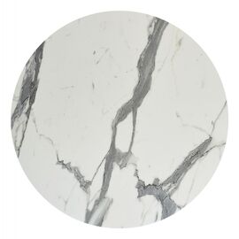 ΕΠΙΦΑΝΕΙΑ ΤΡΑΠΕΖΙΟΥ HPL ΣΤΡΟΓΓΥΛΗ HM5842.31 ΛΕΥΚΟ ΜΑΡΜΑΡΟ Φ70εκ. - ΚΑΠΑΚΙΑ HPL στο Milonadakis.gr