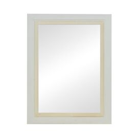 Καθρέπτης Joliene Inart mdf σε λευκή αντικέ-φυσική απόχρωση 60x80x2.1εκ - ΚΑΘΡΕΠΤΕΣ στο Milonadakis.gr