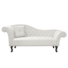 ΑΝΑΚΛΙΝΔΡΟ T.CHESTERFIELD NIOVI HM3007.02 PU ΛΕΥΚΟ-ΜΑΥΡΑ ΠΟΔΙΑ 190x61x84Yεκ. - ΑΝΑΚΛΙΝΔΡΑ στο Milonadakis.gr