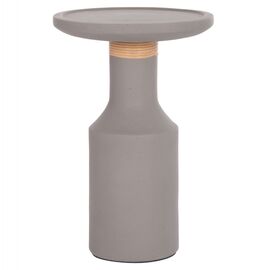 ΒΟΗΘΗΤΙΚΟ ΤΡΑΠΕΖΙ TRED(T) HM18169.03 FIBER CEMENT ΓΚΡΙ-ΦΥΣΙΚΟ RATTAN--Φ40x61Υεκ. - ΒΟΗΘΗΤΙΚΑ ΤΡΑΠΕΖΑΚΙΑ στο Milonadakis.gr