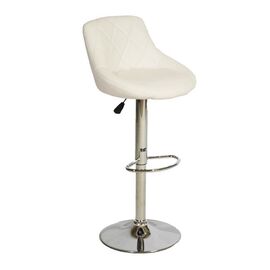 ΣΚΑΜΠΩ ΜΠΑΡ ROSE HM204.02 ΜΕ ΑΜΟΡΤΙΣΕΡ Κ ΕΠΕΝΔΥΣΗ ΛΕΥΚΟ PU 47x40x104εκ - ΣΚΑΜΠΟ ΜΠΑΡ στο Milonadakis.gr