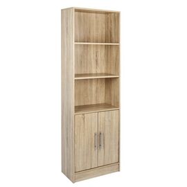 ΒΙΒΛΙΟΘΗΚΗ ΜΕΛΑΜΙΝΗΣ ENSLEY HM2027.02 SONAMA 60X30X180 εκ. - ΒΙΒΛΙΟΘΗΚΕΣ στο Milonadakis.gr