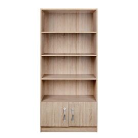 ΒΙΒΛΙΟΘΗΚΗ SONAMA-ΑΣΗΜΙ HM10146.01 80X35X180εκ. - ΒΙΒΛΙΟΘΗΚΕΣ στο Milonadakis.gr