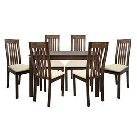 ΣΕΤ ΤΡΑΠΕΖΑΡΙΑ 7ΤΜΧ ΤΡΑΠΕΖΙ ΑΝΟΙΓΟΜΕΝΟ & 6 ΚΑΡΕΚΛΕΣ HM10058 - ΤΡΑΠΕΖΑΡΙΕΣ στο Milonadakis.gr