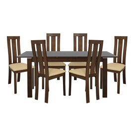 ΣΕΤ ΤΡΑΠΕΖΑΡΙΑ 7ΤΜΧ ΤΡΑΠΕΖΙ ΑΝΟΙΓΟΜΕΝΟ ΞΥΛO & 6 ΚΑΡΕΚΛΕΣ HM10054 - ΤΡΑΠΕΖΑΡΙΕΣ στο Milonadakis.gr