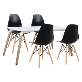 ΣΕΤ ΤΡΑΠΕΖΑΡΙΑΣ 5ΤΜΧ ΜΕ ΤΡΑΠΕΖΙ MINIMAL & ΚΑΡΕΚΛΑ TWIST HM10192 120x80x73 cm - ΤΡΑΠΕΖΑΡΙΕΣ στο Milonadakis.gr