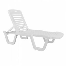 ΞΑΠΛΩΣΤΡΑ ΠΑΡΑΛΙΑΣ ΠΛΑΣΤΙΚΗ ΛΕΥΚΗ ΑΝΑΚΛΙΝΟΜΕΝΗ RELAX 70x190x36cm - ΞΑΠΛΩΣΤΡΕΣ στο Milonadakis.gr
