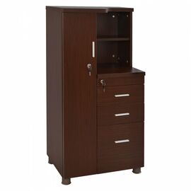 ΝΤΟΥΛΑΠΙ ΓΡΑΦΕΙΟΥ ΕΠΑΓΓΕΛΜΑΤΙΚΟ WENGE  HM2052.02L 60x46x120 - ΝΤΟΥΛΑΠΙΑ στο Milonadakis.gr