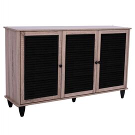 ΠΑΠΟΥΤΣΟΘΗΚΗ-ΝΤΟΥΛΑΠΙ MCKENNA 3ΠΟΡΤΕΣ HM2267.02 SONAMA-ΜΑΥΡΟ 112x30x68,5Υ εκ. - ΝΤΟΥΛΑΠΙΑ - ΠΑΠΟΥΤΣΟΘΗΚΕΣ στο Milonadakis.gr