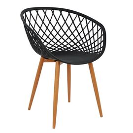 ΠΟΛΥΘΡΟΝΑ ΠΟΛΥΠΡΟΠΥΛΕΝΙΟΥ ΜΑΥΡΗ ΜΕ ΜΕΤΑΛΛΙΚΑ ΠΟΔΙΑ ΑΠΟΜΙΜΗΣΗ ΞΥΛΟΥ ARIADNE HM8001.02 62,5x56x80 εκ. - ΚΑΡΕΚΛΕΣ - ΠΟΛΥΘΡΟΝΕΣ ΕΣ. στο Milonadakis.gr