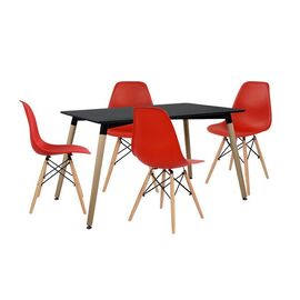 ΣΕΤ ΤΡΑΠΕΖΑΡΙΑΣ 5ΤΜΧ ΜΕ ΤΡΑΠΕΖΙ ΚΑΙ 4 ΚΑΡΕΚΛΕΣ HM10228 120x80x73 cm - ΤΡΑΠΕΖΑΡΙΕΣ στο Milonadakis.gr