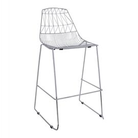 ΣΚΑΜΠΩ BAR ΜΕΤΑΛΛΙΚΟ HM5465.100 LUX ΧΡΩΜΙΟΥ 57x56,5x107 εκ. - ΣΚΑΜΠΟ ΜΠΑΡ στο Milonadakis.gr