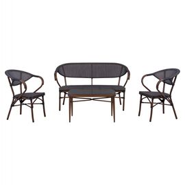 ΣΕΤ ΣΑΛΟΝΙ 4ΤΜΧ BALIN ΑΛΟΥΜΙΝΙΟΥ BAMBOO LOOK ΚΑΦΕ HM5573 - ΣΕΤ ΣΑΛΟΝΙΑ στο Milonadakis.gr