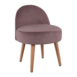 ΣΚΑΜΠΟ ΜΕ ΠΛΑΤΗ YASMINE ΣΑΠΙΟ ΜΗΛΟ ΒΕΛΟΥΔΟ HM8395.02 47x43x63,5Υ εκ. - ΠΟΥΦ - ΣΚΑΜΠΟ - ΜΠΑΟΥΛΟ στο Milonadakis.gr