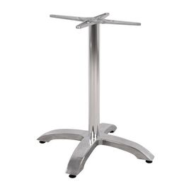 ΒΑΣΗ ΑΛΟΥΜΙΝΙΟΥ HM460.03 ΧΡΩΜΙΟΥ 66Χ66Χ73Υεκ. ΜΕ ΣΤΑΥΡΟ 48Χ48εκ. - ΒΑΣΕΙΣ ΤΡΑΠΕΖΙΩΝ στο Milonadakis.gr