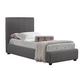 ΚΡΕΒΑΤΙ MONDY 90x200 εκ. ΜΕ ΥΦΑΣΜΑ DARK GREY HM586.05 - ΚΡΕΒΑΤΙΑ στο Milonadakis.gr