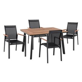 ΣΕΤ 5 ΤΜΧ ΜΕ ΤΡΑΠΕΖΙ POLYWOOD& ΠΟΛΥΘΡΟΝΕΣ MILLER ΓΚΡΙ HM10503.10 - ΣΕΤ ΤΡΑΠΕΖΑΡΙΕΣ στο Milonadakis.gr