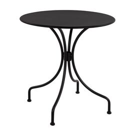 ΤΡΑΠΕΖΙ ΜΕΤΑΛΛΙΚΟ AMORE ΜΑΥΡΟ HM5004.11 Φ70Χ71Υεκ. - ΤΡΑΠΕΖΙΑ ΕΞ. ΧΩΡΟΥ στο Milonadakis.gr