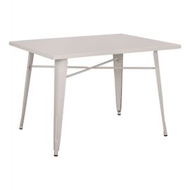 ΤΡΑΠΕΖΙ ΜΕΤΑΛΛΙΚΟ ΣΕ ΧΡΩΜΑ ΛΕΥΚΟ ΜΑΤ HM0609.21 120X80X76Υ εκ. - ΤΡΑΠΕΖΙΑ ΚΟΥΖΙΝΑΣ στο Milonadakis.gr