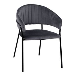 ΠΟΛΥΘΡΟΝΑΚΙ THEODORE HM8520.01 ΑΠΟ ΒΕΛΟΥΔΟ ΓΚΡΙ ΜΕ ΜΕΤΑΛΛΙΚΟ ΣΚΕΛΕΤΟ 55x50x82Υ εκ. - ΚΑΡΕΚΛΕΣ - ΠΟΛΥΘΡΟΝΕΣ ΕΣ. στο Milonadakis.gr