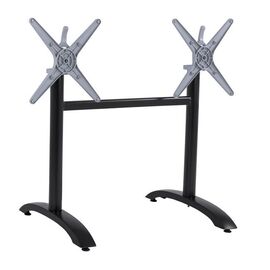 ΒΑΣΗ ΑΛΟΥΜΙΝΙΟΥ ΔΙΣΤΗΛΗ HM468.01 ΜΑΥΡΟ ΜΑΤ 84X60X73Υ εκ. - ΒΑΣΕΙΣ ΤΡΑΠΕΖΙΩΝ στο Milonadakis.gr