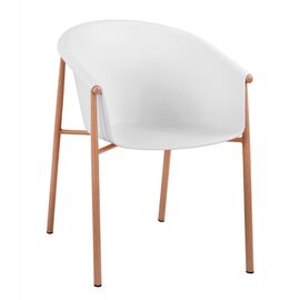 ΠΟΛΥΘΡΟΝΑ HELGA ΠΟΛΥΠΡΟΠΥΛΕΝΙΟΥ ΣΕ ΛΕΥΚΗ ΑΠΟΧΡΩΣΗ HM8685.01 57x56,5x78 εκ. - ΚΑΡΕΚΛΕΣ - ΠΟΛΥΘΡΟΝΕΣ ΕΣ. στο Milonadakis.gr